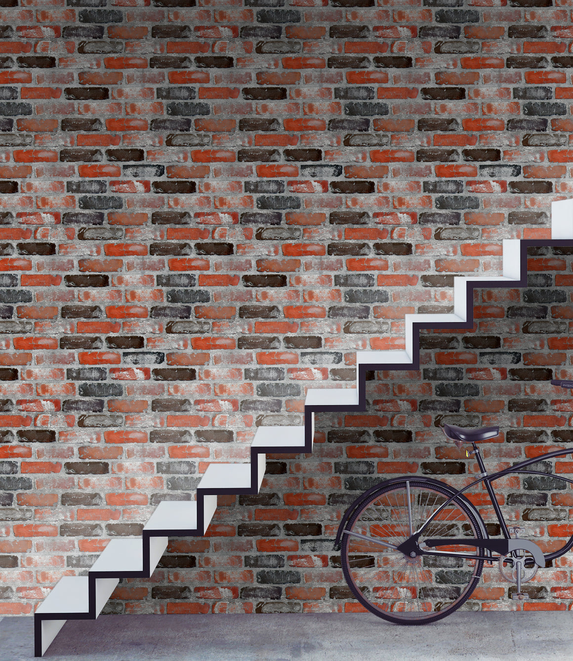 FAUX BRICK WALLPAPER