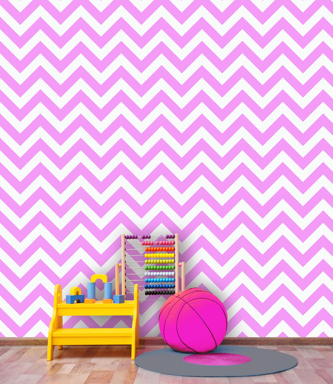 CHEVRON/STRIPED WALLPAPER
