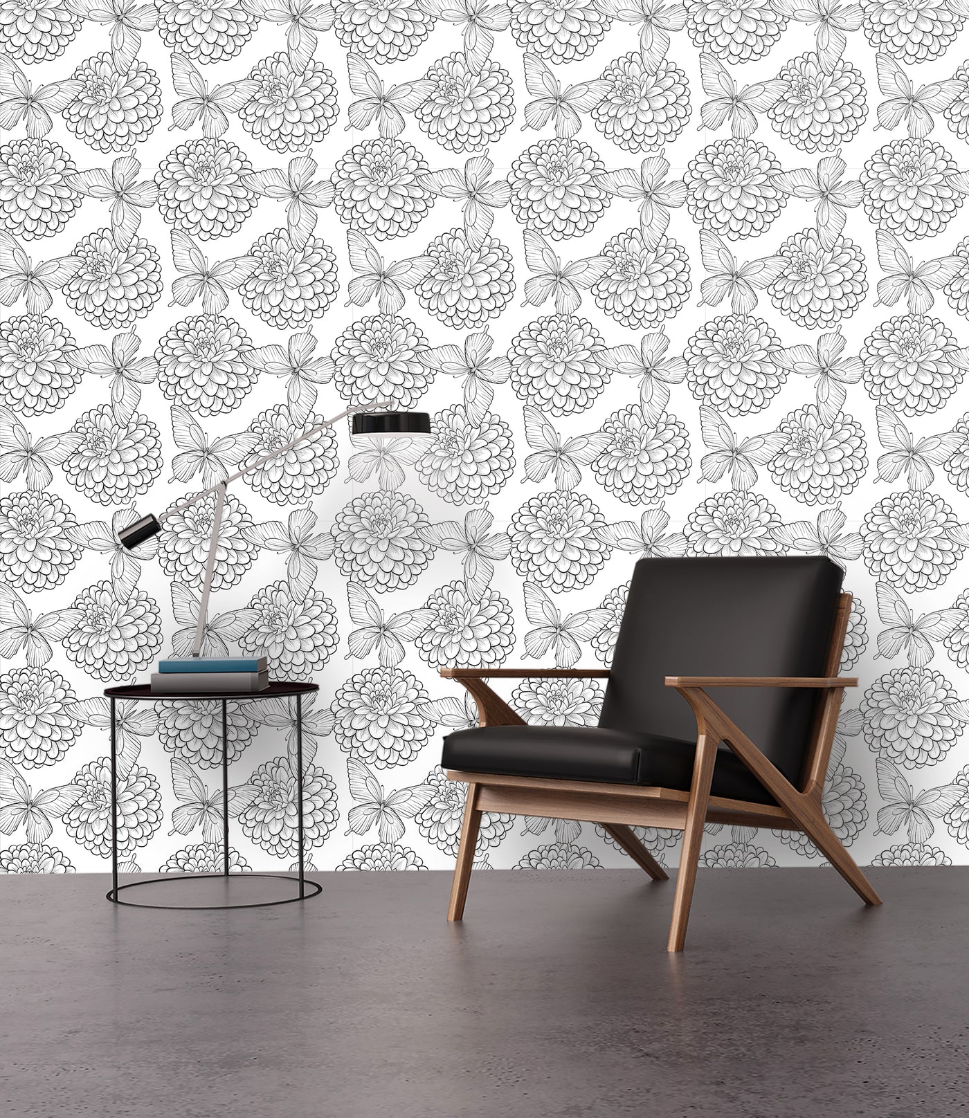 Removable Butterfly Wallpaper / Naomi Lee II 