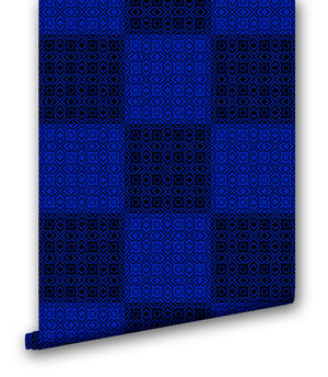 Plaid in Blue - Wallpapers.com