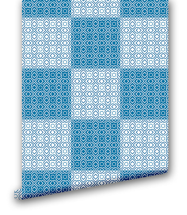 Plaid in White - Wallpapers.com