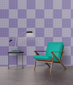 Plaid in Ultra Violet - Wallpapers.com