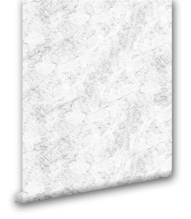 Faux White Marble III - Wallpapers.com