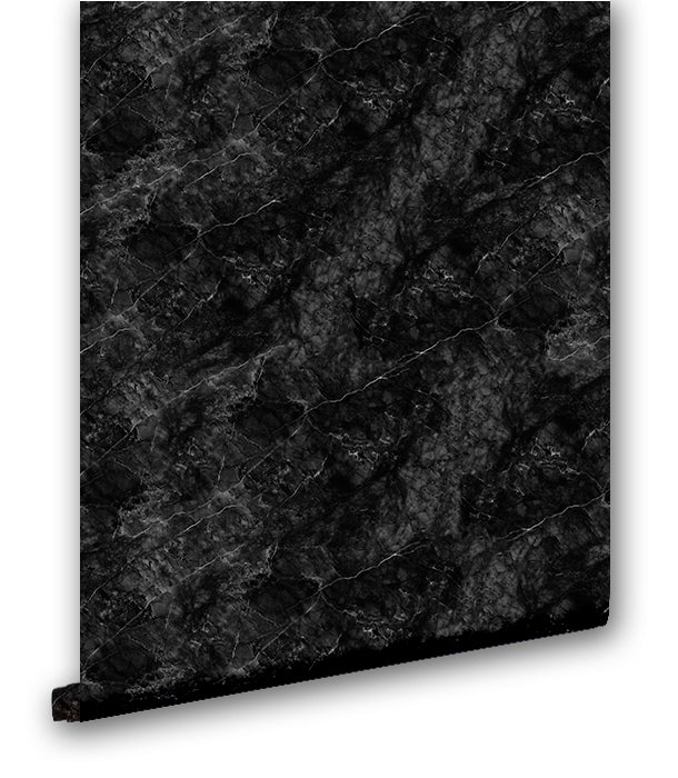 Faux Black Marble III - Wallpapers.com
