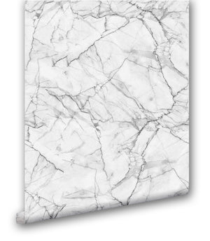 Faux White Marble II - Wallpapers.com