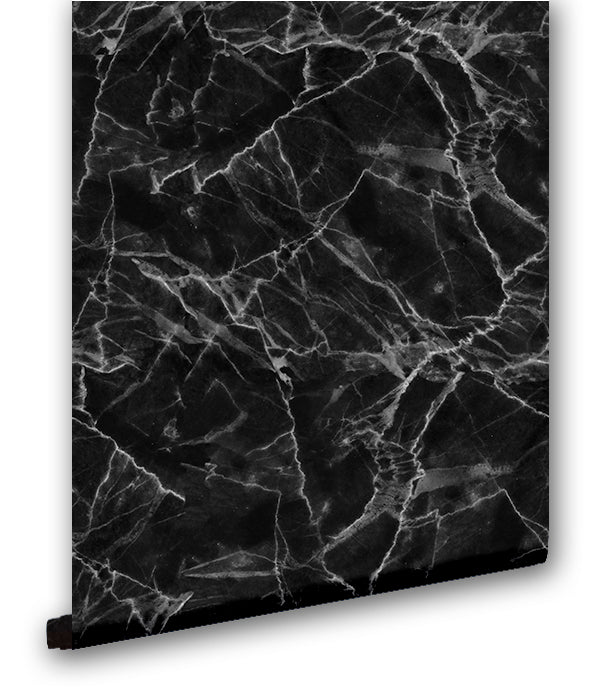 Faux Black Marble II - Wallpapers.com